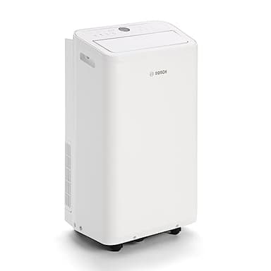 Bosch, cool 2000 portable AC, 3-in-1, condizionatore d'aria, deumidificatore, ventilatore, 2,6k W per ambienti fino a 35m², con modalità auto, silent e sleep