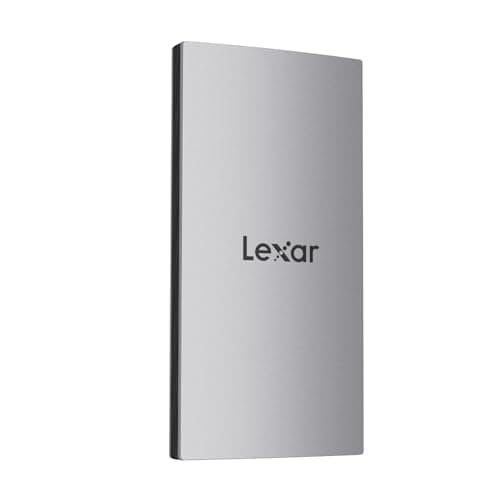 Lexar ES3 1TB SSD Esterno, SSD Portatile USB3.2 Gen2, PSSD fino a 1050MB/s lettura, 1000MB/s scrittura, unità a stato solido esterna compatibile con iPhone serie 15/Mac/PS5/XBOX(LES3XXX001T-RNSNG)