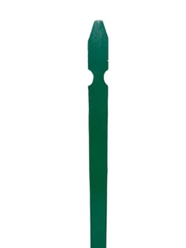 palo paletto recinzione ferro metallo profilo t plastificato verde profilo 30x30 varie altezze (palo h 125)