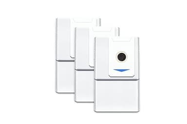 ECOVACS Sacchetti antibatterici per la polvere, per il robot aspirapolvere DEEBOT T30 PRO OMNI / T30 OMNI, scatola da 3 pezzi, accessorio originale