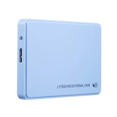 NQYZZFA Dischi rigidi Esterni Portatili in Alluminio da 2,5 '' da 500 GB 1 TB 2 TB 4 TB 8 TB USB 3.0 HDD Archiviazione di Backup per PC, Desktop, Mac, MacBook, TV,4TB,Blue
