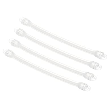 PATIKIL Tennis Smorzatore, 4pz Silicone Vibrazione Shock Ammortizzante Racchetta Corda Smorzamento, Bianco