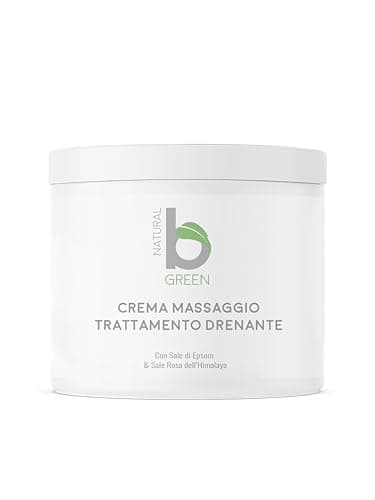 Crema da Massaggio Professionale Drenante e Anticellulite, Biologica e Made in Italy (500 ml)