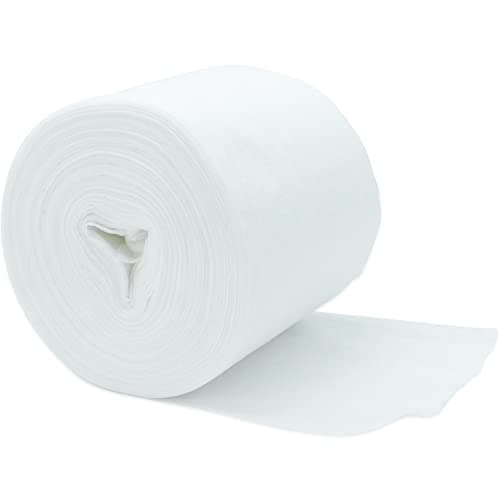 ARNOMED Tessuto non tessuto rotolo, 140 salviette asciutte, dimensioni: 15x30cm, rotolo tessuto non tessuto per la pulizia da usare con disinfettante per superfici, pannocarta, stoffa bianca al metro