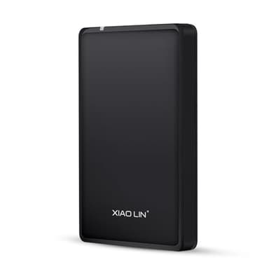 XIAO LIN 750GB Ultra sottile 2.5 pollice portatile Hard Disk esterno USB3. 0,Plug-and-Play,compatibile con PC, Mac, computer portatile,nero (750,GB)
