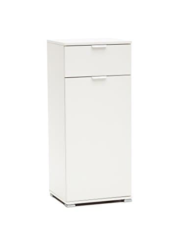 MeMi Me107BIA Armadietto, Legno, Bianco, 38x45x104.5 cm