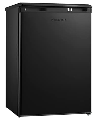 PremierTech Congelatore Freezer 88 Litri, Nero, 4**** Stelle, Libera Installazione, Porta Reversibile, Temperatura Regolabile, Classe Energetica E, PT-FR86B