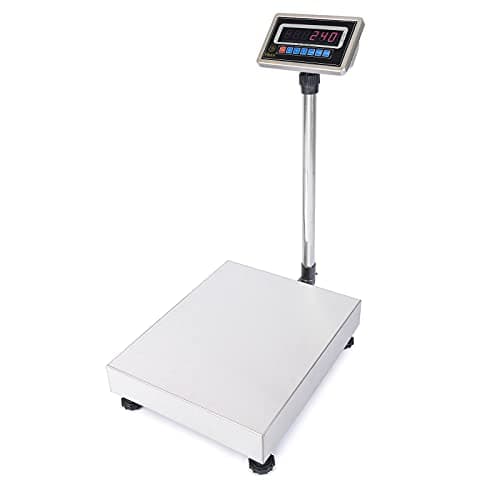 PrimeMatik - Bilancia Industriale con Piattaforma di 40x50cm 150Kg Acciaio Inossidabile
