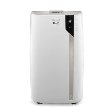 De'Longhi Pinguino PAC EX93 - Condizionatore d'aria molto silenzioso con tubo di scarico, tecnologia Whisper – aria condizionata mobile per ambienti fino a 85 m³, 60 dB(A), 3 velocità di ventilazione,