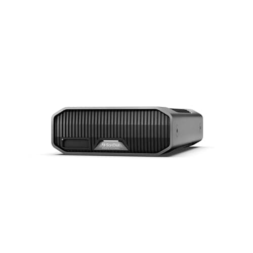 SanDisk Professional 8 TB G-DRIVE Project, con slot PRO-BLADE SSD Mag, Thunderbolt 3, USB (10 Gbps), disco rigido classe Enterprise 7200 RPM, velocità di lettura fino a 250 MB/s
