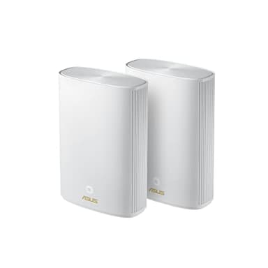 ASUS ZenWiFi XP4 Whole Home Mesh WiFi 6 System (confezione da 2 bianchi): copertura fino a 410 m2, configurazione semplice, sicurezza di rete gratuita per tutta la vita e controllo parentale