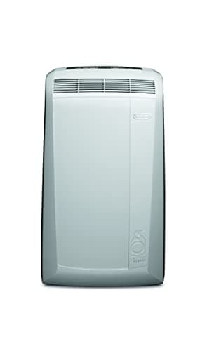 De'Longhi Pinguino Pacn74Eco Climatizzatore Portatile Silenzioso, Classe A, 8.200 Btu/H, Deumidifica, Timer e Termostato, 3 Livelli, Gas Refrigerante Naturale R290, Maniglie e Rotelle, Bianco