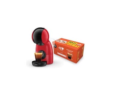Macchina da caffè KRUPS Nescafé Dolce Gusto + 60 capsule caffè lungo, Macchina caffè multibevanda, 15 barrette, Piccolo XS Y