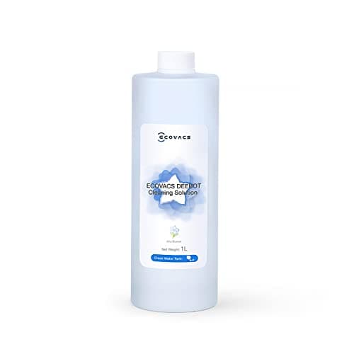 ECOVACS Soluzione detergente da 1L per i robot aspirapolvere Ecovacs DEEBOT N30/ N20/X1/X2/X5/T10/T20/T30 serie con stazione OMNI All-in-One, accessorio originale