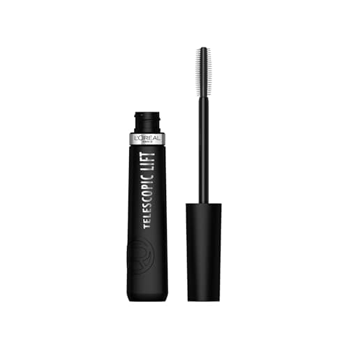 L'Oréal Paris Mascara Telescopic Lift, 5mm di Lunghezza per le tue Ciglia, Volumizza, Solleva, Waterproof, Lunga Tenuta 36h