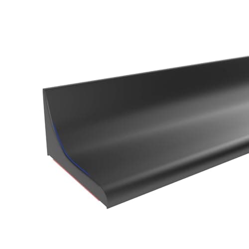 Barriera doccia ferma acqua, Silicone Bagno Acqua Barriera per Doccia a Bordo Vasca, Pieghevole Doccia per Barriera Stop Acqua Soglia, Bordo Doccia per Bagno (Nero, 1.5M)