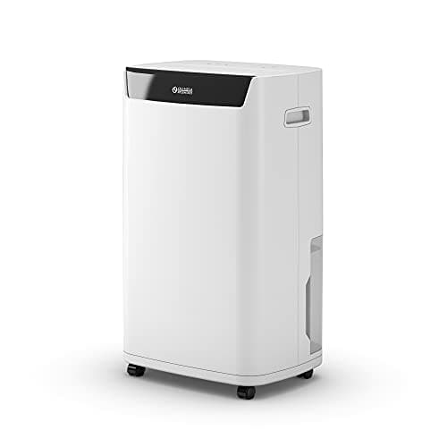 Olimpia Splendid, Aquaria S1 24 P, Deumidificatore Portatile, Capacità 24 l / 24h, Ideale per Ambienti fino a 100 m³, Tripla Filtrazione dell'Aria, Tanica 5 l Estraibile, Timer 24h, Wifi Integrato