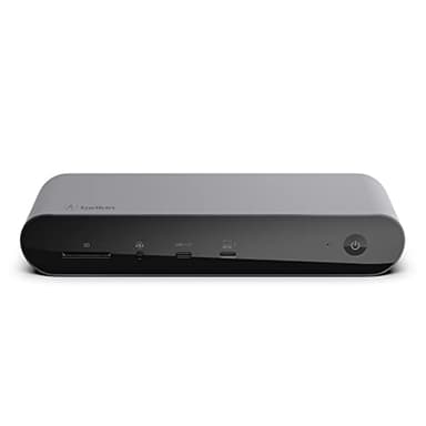 Belkin Dock Thunderbolt 4 Pro, supporto di 1 monitor 8K a 60 Hz, 2 monitor 4K, 2 porte Thunderbolt 4, 2 porte HDMI, USB-C PD da 90 W, ingresso/uscita audio, compatibile con MacBook Pro, XPS e altri