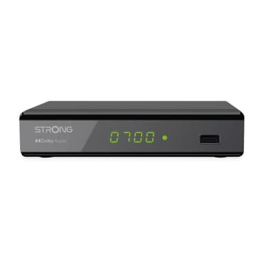 STRONG SRT 8119 Decoder Digitale Terrestre DVB-T2 HDMI con Display per lo switch off e nuovo standard di trasmissione televisiva. HEVC 265 T2. PER MERCATO ITALIA