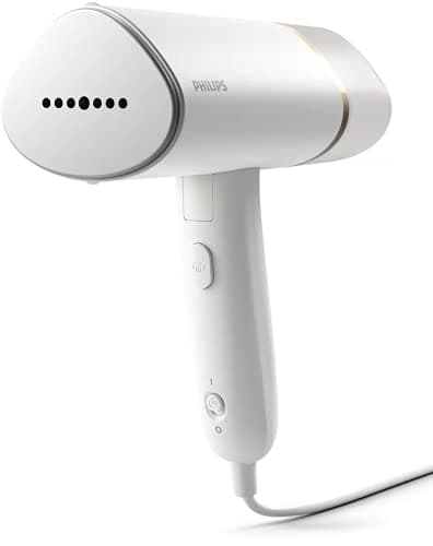 Philips 3000 Series Stiratore Verticale - 1000W, Vapore 20g/min, Piastra Riscaldata, Bianco (STH3020/10)
