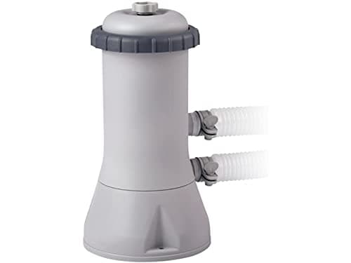 Intex 28638 – Pompa Filtro a Cartuccia Krystal Clear, Flusso d'Acqua 3785 L/h, Flusso di Sistema 2687 L/h, per Piscine Easy Set da 457 cm, Frame da 427-457 cm, Rettangolare da 488x244 cm, Plastica