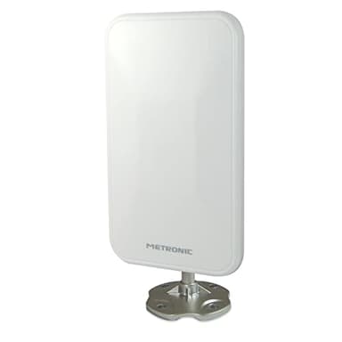 Metronic 415981 Antenna Esterna XP 94 4K Dab+ UHD Compatta DVBT/DVT2 Protezione 5G Bianco