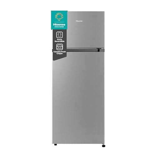 Hisense MTM55206SF Frigorifero Doppia Porta a Libera Installazione Modello 2022, 205 L, Grigio