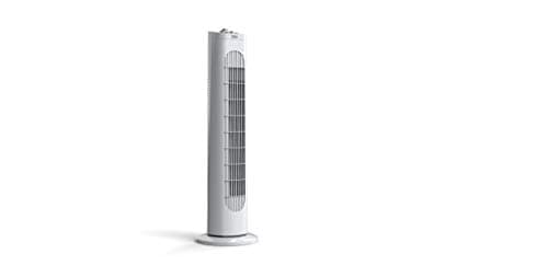 Beko - EFW5100W - Ventilatore a Torre, 35 W, 43 Decibel, 3 Velocità - Bianco, 22x22xh76 cm