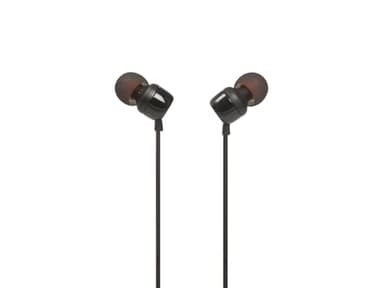 JBL T110 Intra-Auricolari con Comando e Microfono Universale, Nero, Model T110