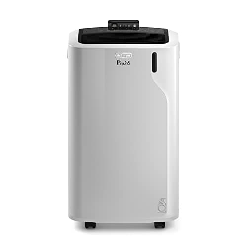 De'Longhi L’Originale Pinguino PAC EM93K.1 SILENT Condizionatore d'Aria Portatile Silenzioso, 10.500 BTU/h, Classe A, Ambiento fino a 90m3, 3 Velocità, Timer 24h, Telecomando, Gas R290, 2.6 kW, Bianco