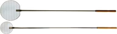 OEM SYSTEMS Pala Alluminio per Forno Pizza Tonda con Manico 170 cm e Pala : 18 cm