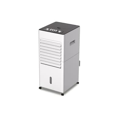 Zephir, Raffrescatore ad Acqua, Tanica 6L, 3 Velocità, Utilizzo con Acqua e/o Ghiaccio, Alette di Oscillazione Automatica, 2 Mattonelle Refrigeranti Incluse, Potenza 80W
