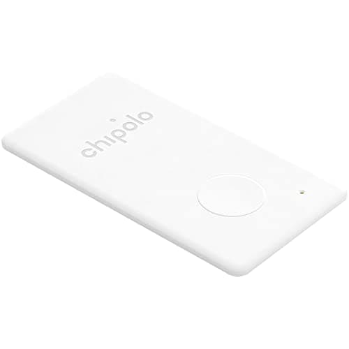 Chipolo Card - 1 Pack - Localizzatore portafoglio, Bluetooth Tracker per portafoglio, funziona con l'app Chipolo (compatibile con iOS e Android) Bianco