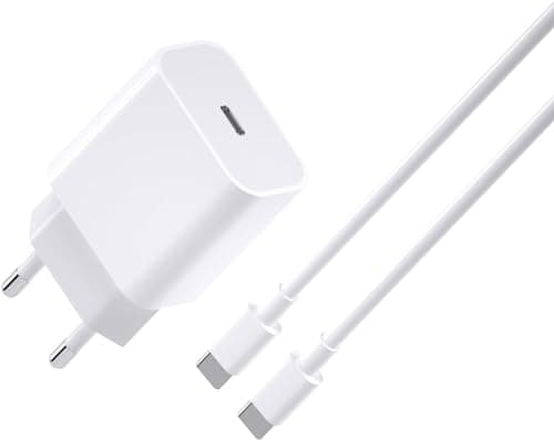 PH26 Caricatore rapido da 20 W + cavo USB-C compatibile per Motorola Edge 50 Neo (pacchetto caricatore + cavo 2M)