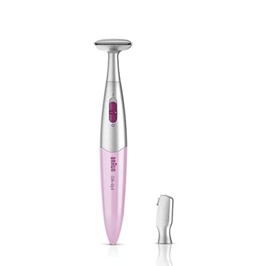 Braun Silk-épil Depilatore Donna, Bikini Styler Rifinitore di Precisione Zona Bikini 3-in-1 con 4 Accessori, Idea Regalo, Festa della Donna, FG1100 Rosa
