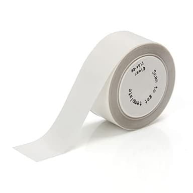 PRT Qutie Etichette Adesive Termiche, 15mm Impermeabile DIY Personalizzate Carta Adesiva per Stampante, Compatibile con PRT Qutie Eticchettatrice, per Scuola Casa, 4 m/Rotolo