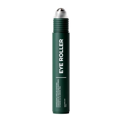 Wolf Project Roll-on per gli Occhi alla Caffeina, Vitamina C e Peptidi - Siero Energizzante per Occhiaie e Gonfiore, Linee Sottili, Rughe - Crema in gel Illuminante per Uomo.