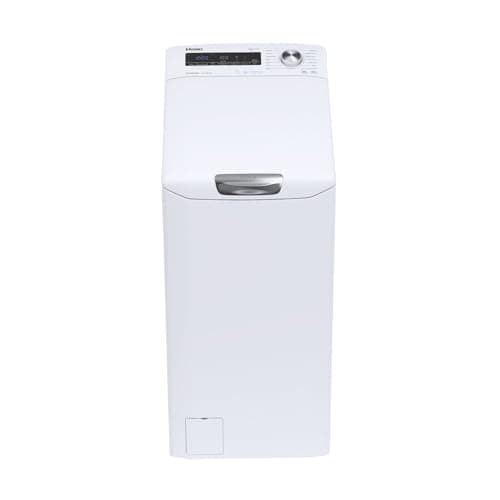 Haier Top Loader Lavatrice 8Kg, Libera Installazione, Carica dall'alto, Classe A, 1200 Giri, 16 programmi,Funzione Partenza Ritardata, Programma Vapore, AxLxP 86x41x60cm, Bianca - RTXSG28TMC5-11