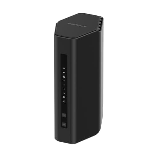NETGEAR Nighthawk WiFi Router 7 (RS200), velocità wireless BE6500 (fino a 6.5 Gbps), copertura fino a 185 m², 80 dispositivi, porta Internet da 2.5 Gig