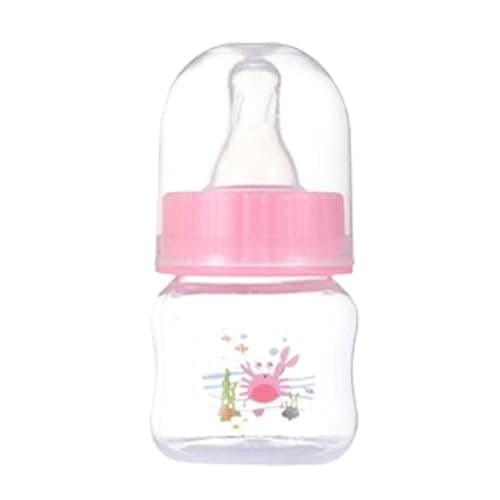 Biberon Natural - Biberon per bambini che allattano al seno | Biberon per neonato per allattamento al seno | Dispenser per latte da 50 ml con capezzolo simile al seno, alimentatore portatile per