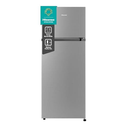 Hisense MTM55205SE Frigorifero Doppia Porta a Libera Installazione Modello 2022, 206 L, Silver, 143.4 x‎ 54.2 x 55 cm