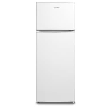 COMFEE' RCT210WH2(E) Frigorifero Doppia Porta 204 L, Controllo della Temperatura Regolabile, Luce LED, Bianco