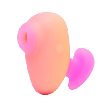 ROMP Kiss Giocattolo di Aspirazione Clitoridea - Succhiatore di Clitoride Tecnologia Pleasure Air - Vibratore da Dito con 3 livelli di Intensità - Impermeabile IPX7 - Ricaricabile via USB