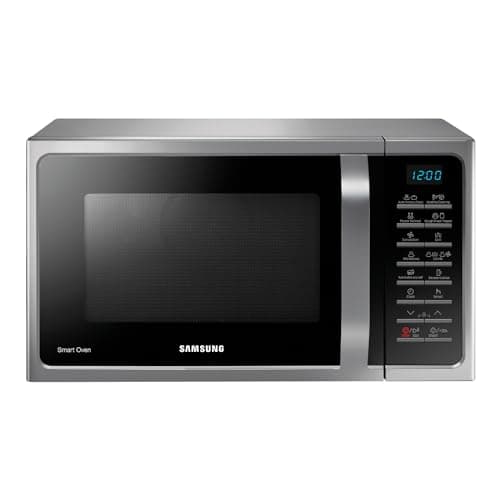 Samsung Forno a Microonde Combinato a libera installazione SmartOven MC28H5015CS/ET, Cottura Ventilata, Microonde + Grill 900 W + 1500 W, 28 L, 52l x 47h x 31p cm, Argento
