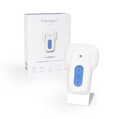 Therapist, magnetoterapia, apparecchio per magnetoterapia portatile e senza fili. Ultra Comodo tra magnetoterapia apparecchi. Bassa frequenza 500 hz, disp. medico CE 1370 detraibile (150 Gauss + app)