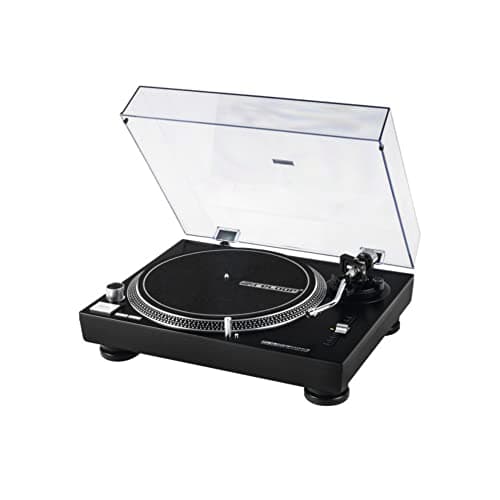 Reloop RP-2000 USB MK2 - giradischi per DJ al quarzo con azionamento diretto, 33 1/3 e 45 giri/min, uscita audio USB, pitch di precisione +/-8 %, nero