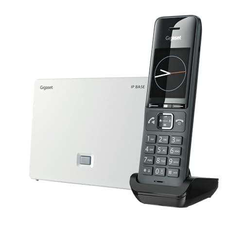 Gigaset COMFORT 520A IP Base - Telefono VoIP - Supporta 6 portatili - Accesso ai contatti Google, Office 365, Nero Titanio [Compatibile in IT, DE, FR, NL, AUT, CHE]