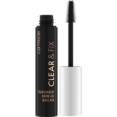 Catrice Clear & Fix Trasparente Brow Gel Mascara, Gel per sopracciglia, N. 010, trasparente, di lunga durata, definendo, vegano, senza particelle di microplastica, senza nanoparticelle, senza profumo,