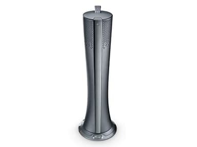 De'Longhi HFX85W20C Termoventilatore, Purificatore d'Aria e Ventilatore, Prodotto 3 in 1: Riscalda, Rinfresca e Purifica, Display a LED, 2000 W, Per 60 Metri cubi, Plastica