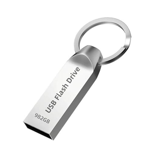 Chiavetta USB 982GB, Poxfun Pendrive 3.0 Velocità Veloce Pen Drive Impermeabile USB Durable Memoria Stick utilizzato su TV/Stampante/Portatile(982gb)